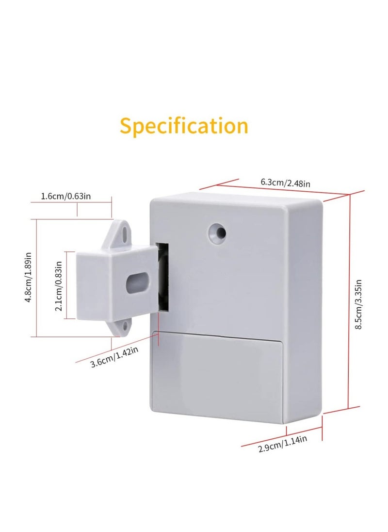 Excefore - Cabinet Lock, DIY Smart Sensor Hidden Safety Digital Cabinet Lock,Electronic Drawer Locks - Image 1