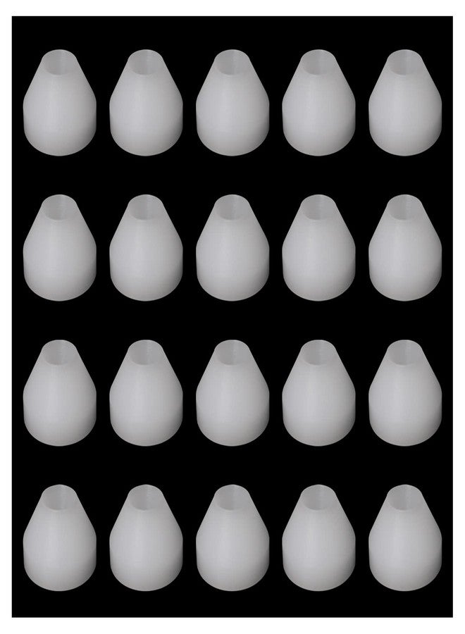 WHYHKJ 20PCS White Woodworking Project Kits Pen Bushings Non-Stick Pen Bushing for Finishing Pen Turning - Image 1