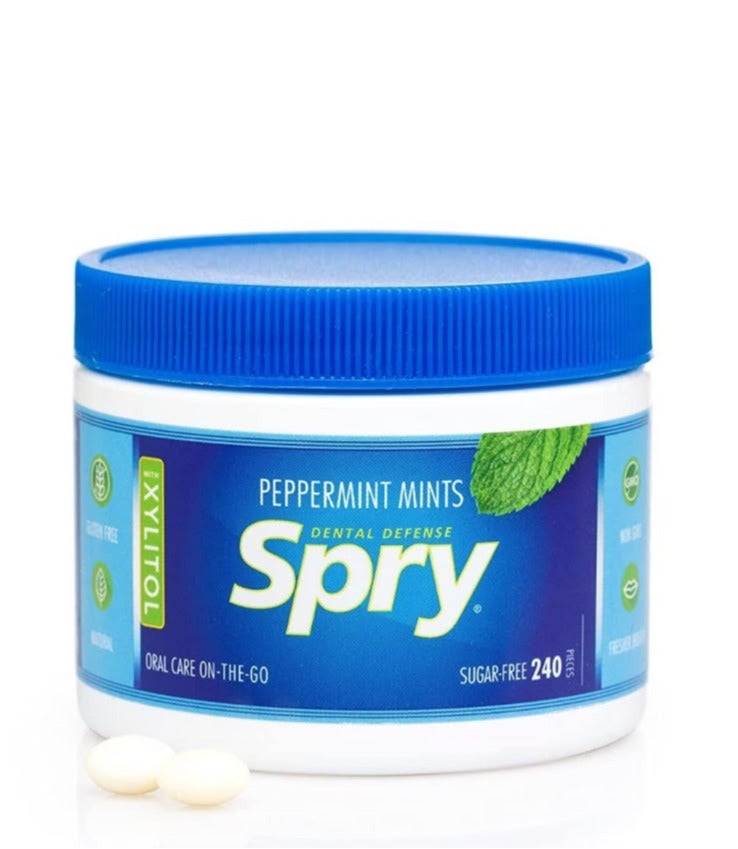 إكسلير Xlear Spry® حلوى نعناع بالفلفل (Peppermint)، 240 قطعة، 144 - Image 3