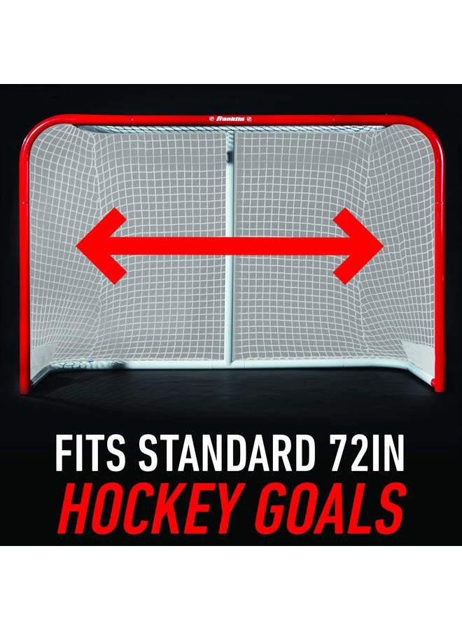 Franklin Sports Replacement Street Hockey Net - Fits Goals Sized 72" (W) x 48" (H) x 30 (D) - Image 2