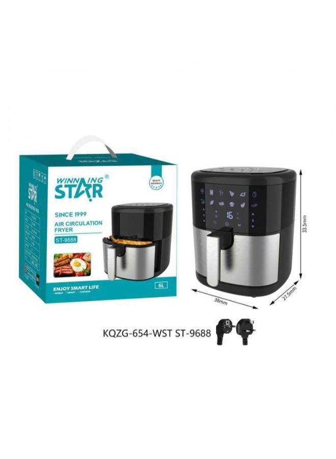 ويننج ستار المقلاة الكهربائية  St-9688أسود - Image 2