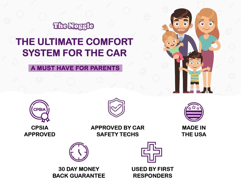 Noggle The - Making The Backseat Cool Again - Quick & Easy to Use Car Travel Accessories for a Comfy Ride Summer or Winter-Air Vent Extender Hose Directs Cool or Warm Air to Your Pets- 10ft, Black Ice - Image 5