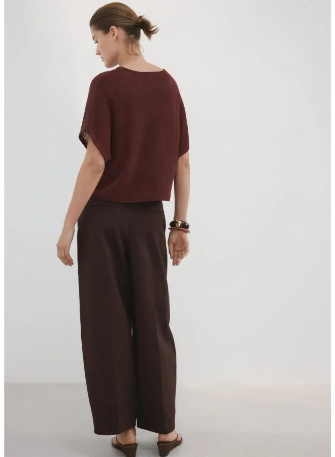 مانجو Short-sleeved knitted sweater