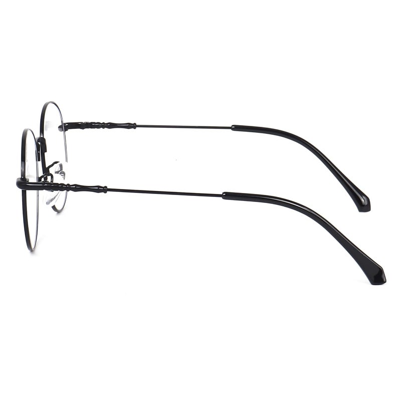 Dervin Zero Power Computer Bluelight Blocking Glasses For Men and Women | Blue Cut Computer Glasses | Full Rim Oval Shape Glasses | Anti Glare, Lightweight & Blocks Harmful Rays - Image 4