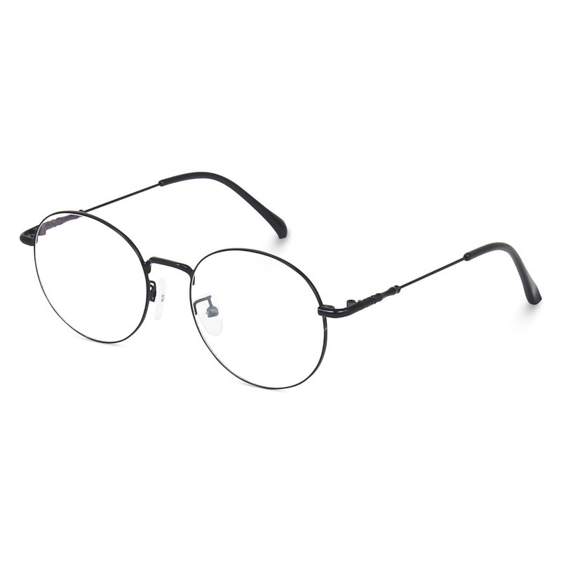 Dervin Zero Power Computer Bluelight Blocking Glasses For Men and Women | Blue Cut Computer Glasses | Full Rim Oval Shape Glasses | Anti Glare, Lightweight & Blocks Harmful Rays - Image 1