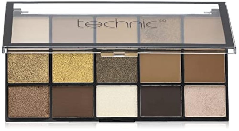 Technic pressed pigment eyeshadow boujee 15 color - Image 1