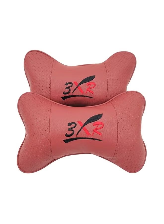 3 اكس ار قطعتان من مسند الرأس لمقعد السيارة ودعم مسند الرأس - Image 3