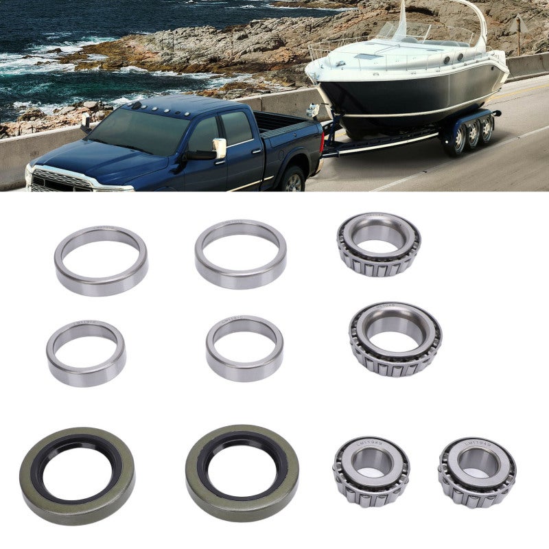 Trailer Wheel Hub Bearing Kit: Premium Chrome Steel Bearings, Precise Fit - Reduced Friction, Extended Lifespan for 1 1/4in 3/4in Axle Trailers - Image 4
