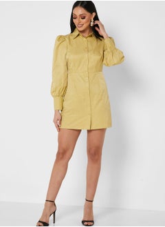 GLAMOROUS Puffed Shirt Dress  - Image 1