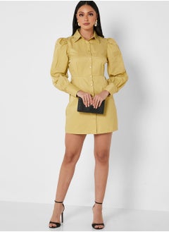 GLAMOROUS Puffed Shirt Dress  - Image 4