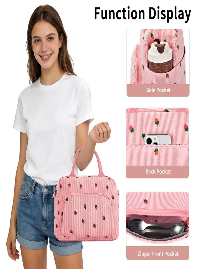 GASSDA Lunch Box for Women Insulated Lunch Bag Women Adult Cute Lunch Bags Reusable Lunchbox Cooler Tote Bag for Work Picnic - Image 4