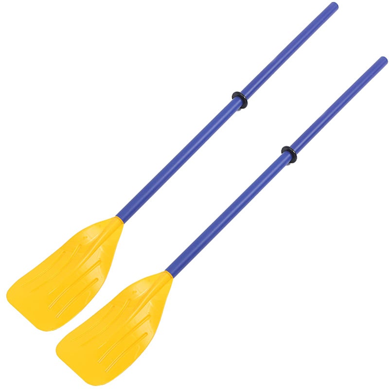 Jashem Boat Oars 2 Pieces Kayak Paddles Children Detachable Canoe Paddle Inflatable Boat PVC Oar Water Sports Accessory (Plastic) - Image 1