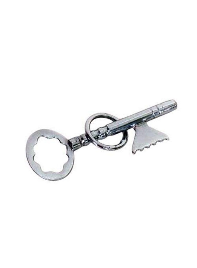 MilesMagic Magician'S Ring On Key Puzzle Gimmick Close Up Mentalism Mystery Illusion Magic Trick  - Image 1