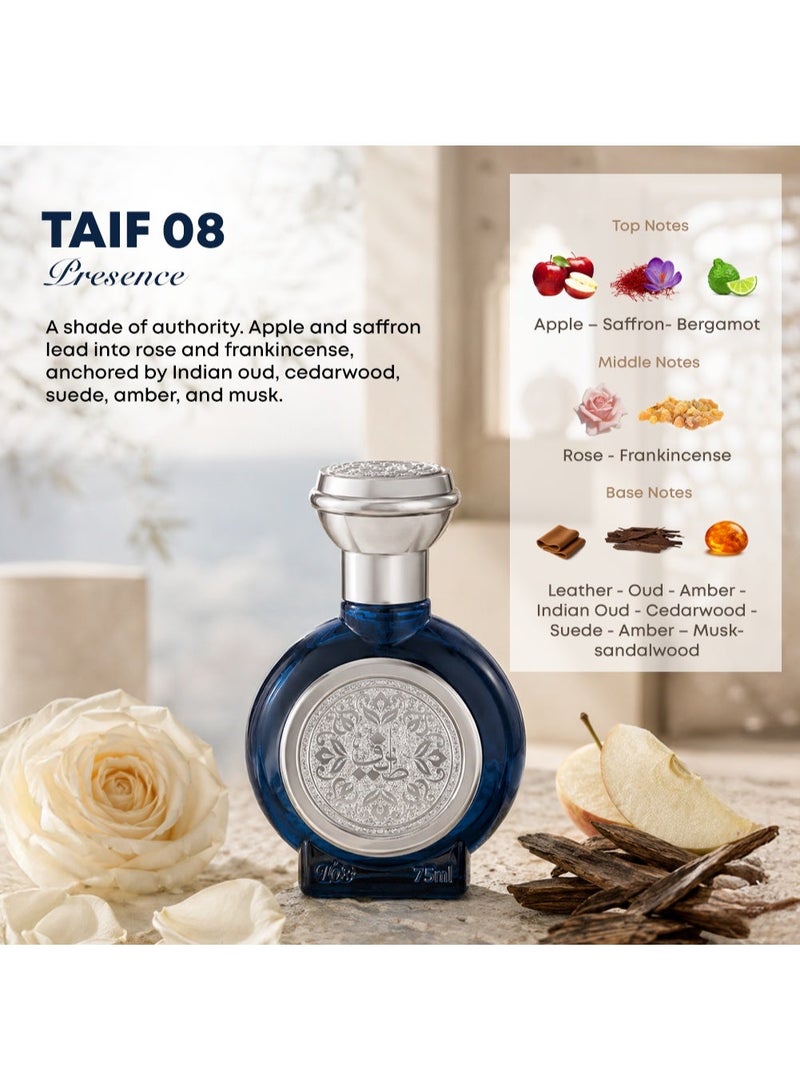 Taif Al Emarat TAIF 08 Eau de Parfum 75ml, Unisex Arabic Perfume, Long Lasting Oud Leather Fragrance for Men & Women - Image 5