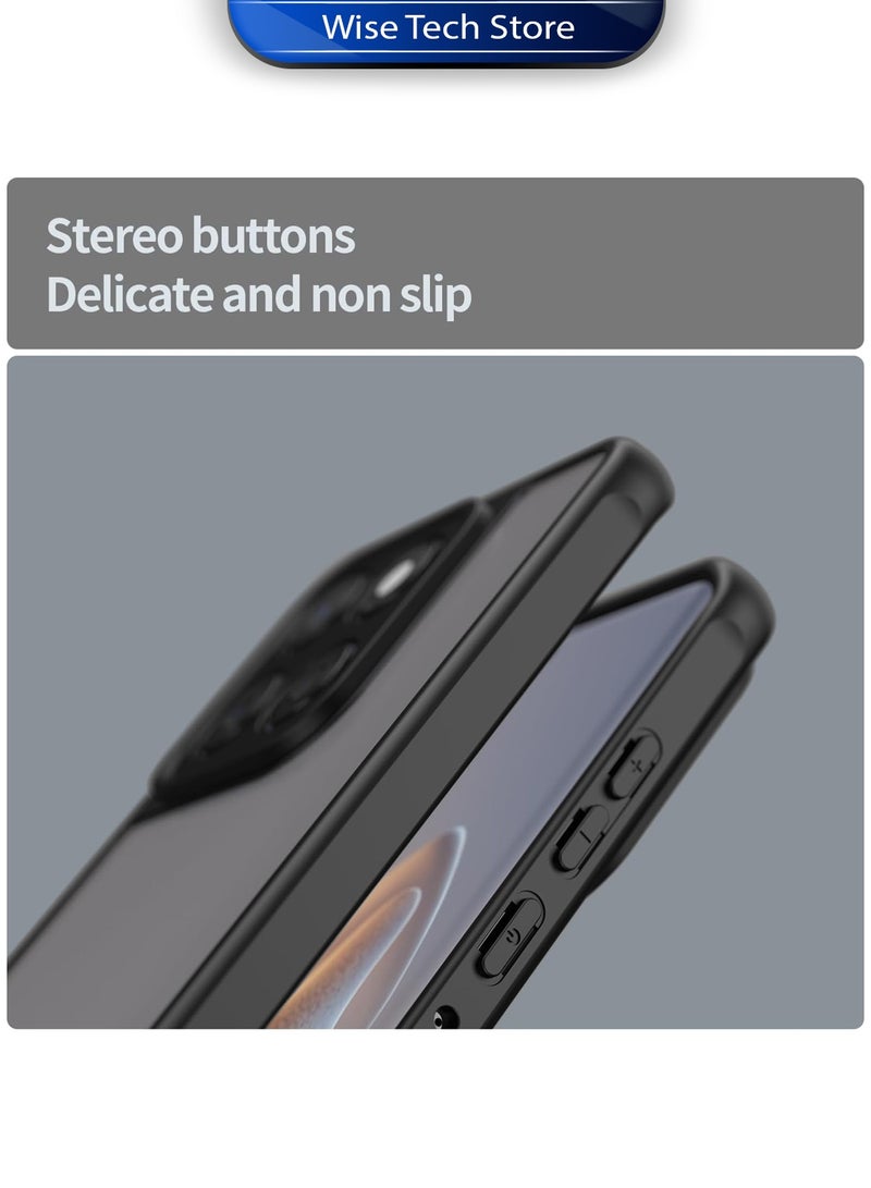 دبليو تيك غطاء حماية رفيع من السيليكون TPU مع كاميرا مرتفعة لهاتف Motorola Edge 60 Pro 5G 2025 (MCAPSA) - شفاف/أسود - Image 4