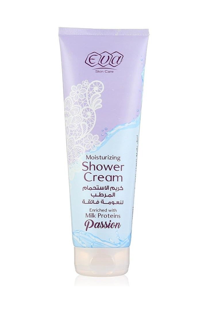 إيفا سكين كير كريم الاستحمام المرطب لنعومه فائقة باشن 250مل+ايفا سكين كير سينسز معطر الجسم ان ذا كلاودز 240 مل - Image 3