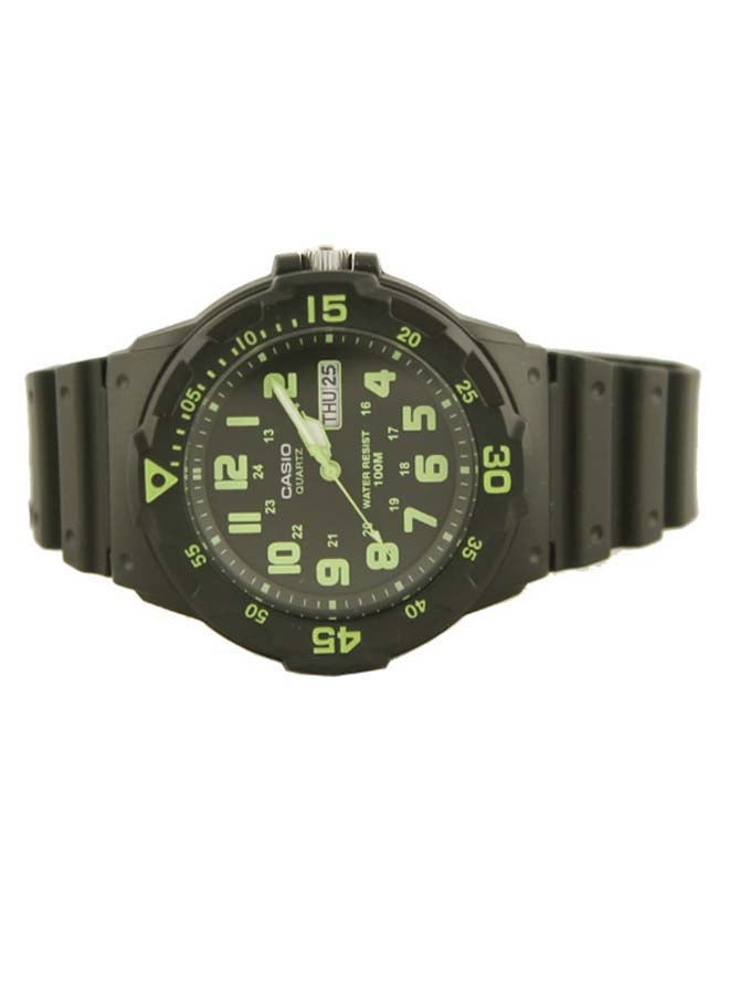 CASIO Men Resin Analog Quartz Watch MRW-200H-3BVDF - 45 mm - Black - Image 3