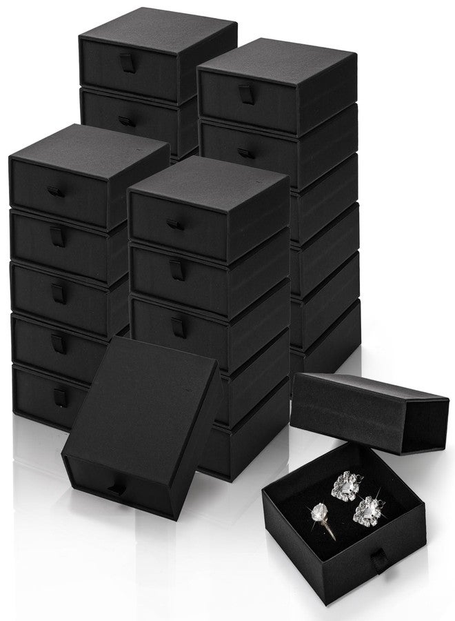 WRINGKIT 24 Pack Jewelry Gift Boxes, 3.5x3.5x1.2 Inch Cardboard Jewelry Packaging Box with Lid, Small Storage Display Case Bulk for Necklaces, Bracelets, Earrings, Valentine's Day Jewelry Gift - Image 1