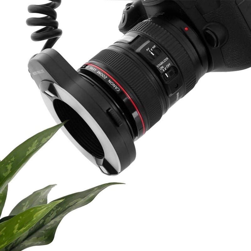 Meke Meike iTTL TTL LED Macro Ring Flash Light for Nikon DSLR Camera, Camera Flash with Hot Shoe Mount d3400 d5600 d5500 d5200 d5100 d7100 d750 d850 d500 d810 d7500 - Image 3