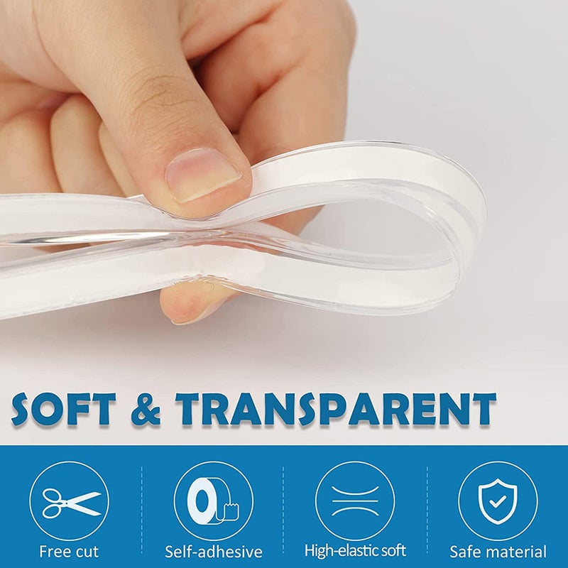 Clear Table Corner Guards Baby Proofing Corner Protector Soft Silicone Furniture Edge Bumper Strip 3m - Image 4