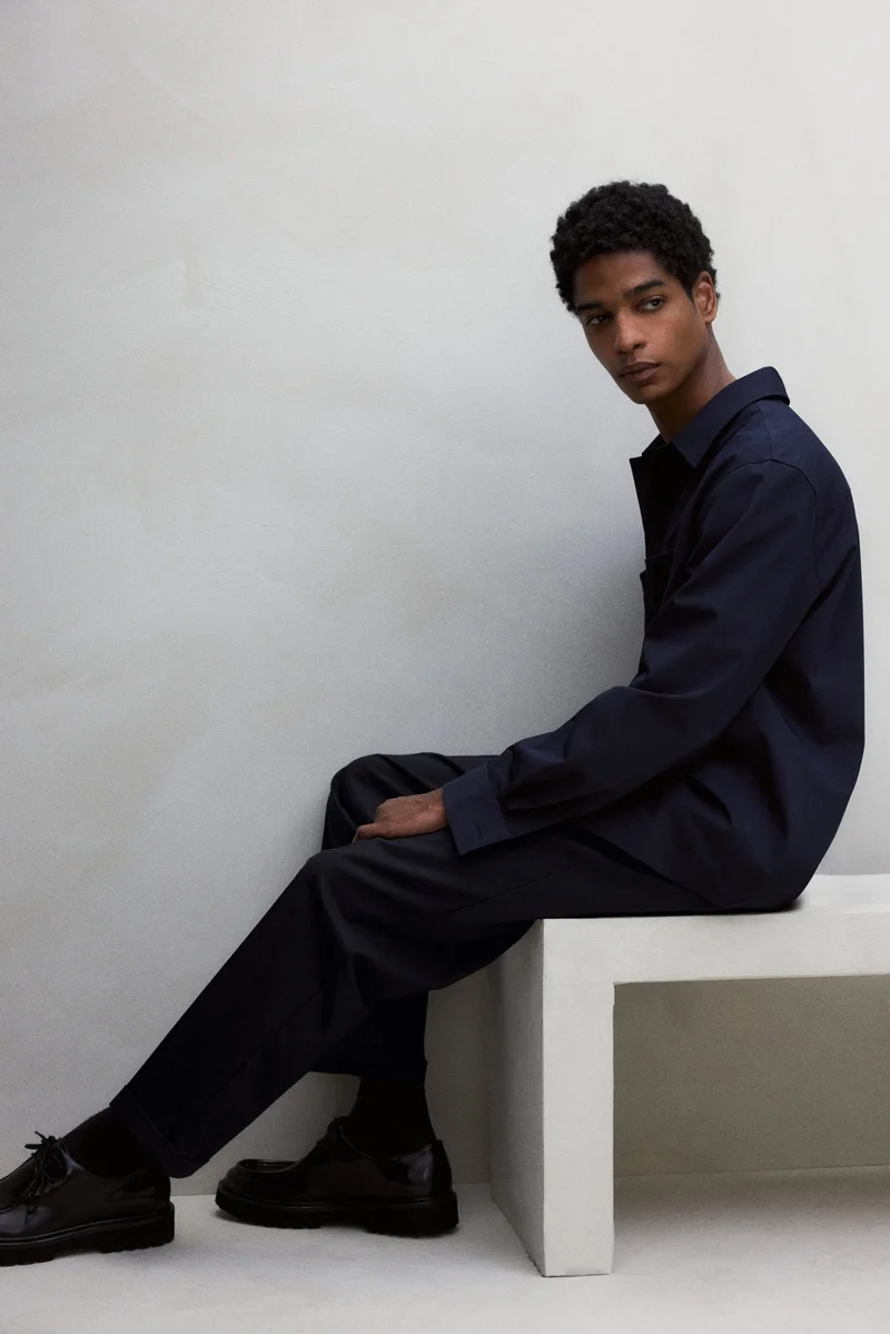 اتش اند ام Relaxed Fit Tapered trousers