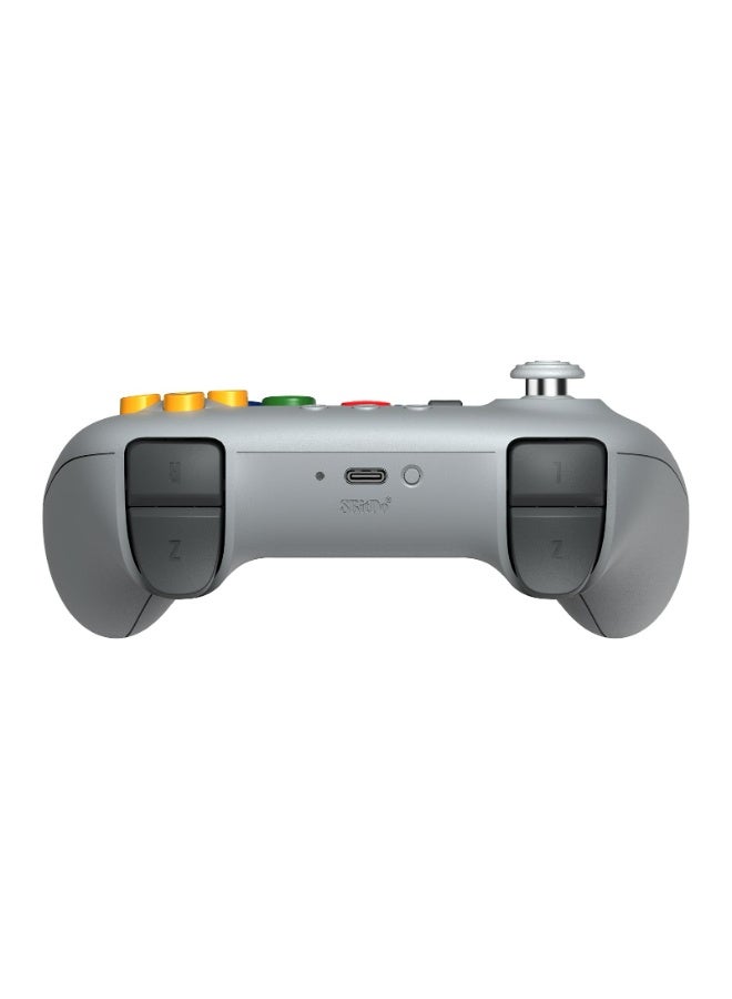 8BitDo 64 Bluetooth Controller for Analogue 3D, Switch, Switch 2, Windows, and Android (Grey) - Image 2