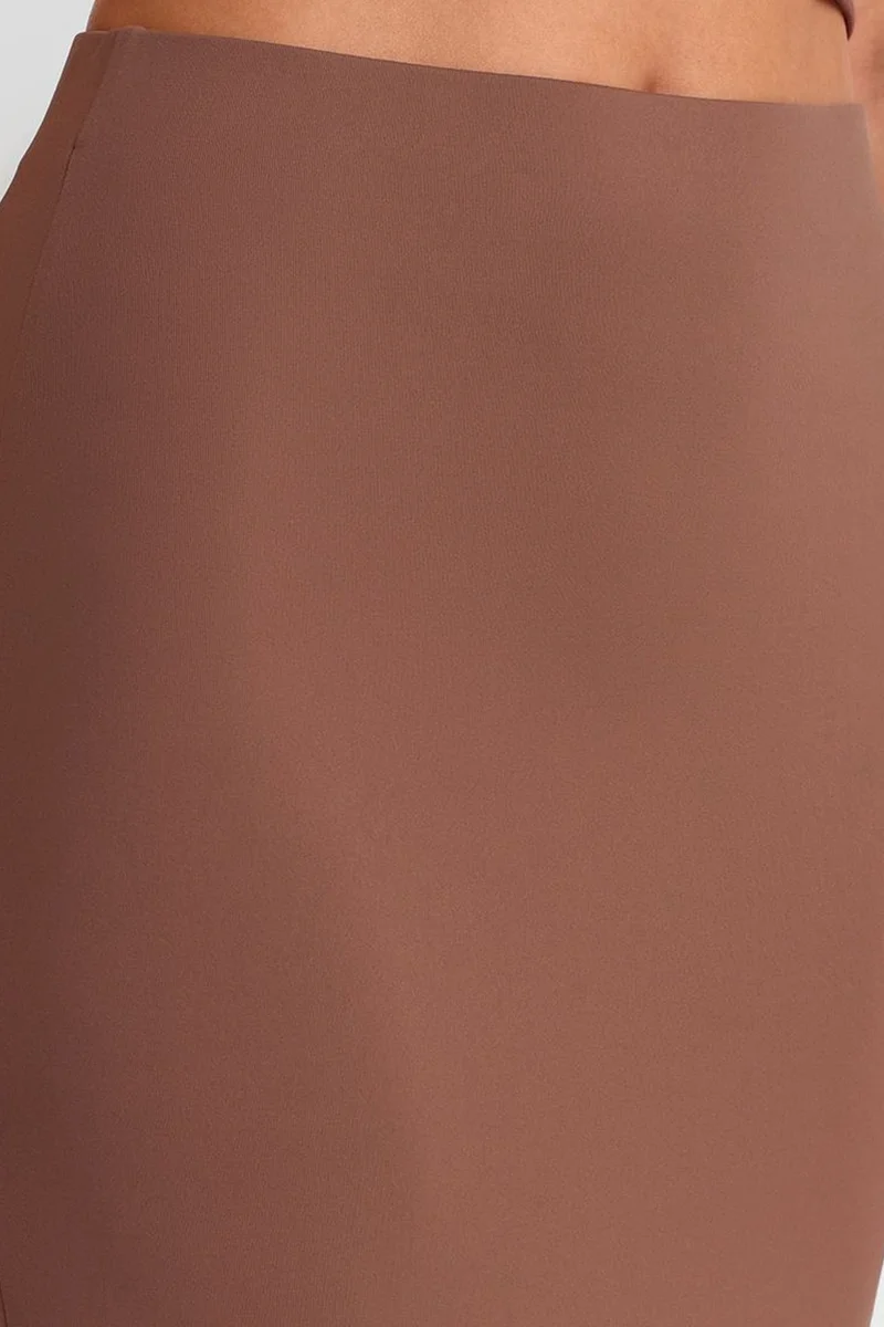 Dilvin Mocha Brown DILVIN High-Waist Maxi Pencil Skirt for Women | Best Price UAE