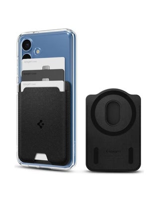Urban Fit (MagFit) MagSafe Wallet Card Holder [3 Cards] for Samsung Galaxy S25 series with Magnetic Case only and MagSafe compatible with iPhone 16/15/14/13/12 Models - Fabric Black - pzsku/Z402C63AE45586B7FAE9EZ/45/1741371804/6cfde21e-3074-40c1-b713-d5b87c6bc59b