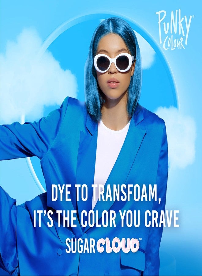 Punky Sugar Cloud Semi-Permanent Foam Hair Color, Jawbreaker - Vibrant Hair Dye for Long-Lasting Color, Easy Application Foam Hair Dye, 6 fl oz. - Image 2