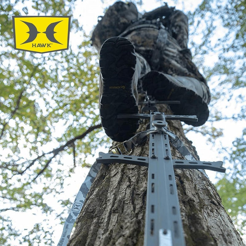 Hawk Traction Climbing Stick, 20 Foot Tree Climbing Hunting Gear with Double Traction Grip, Hunting Accessories for Tree Stands, Deer Stands, & Blinds - Image 3
