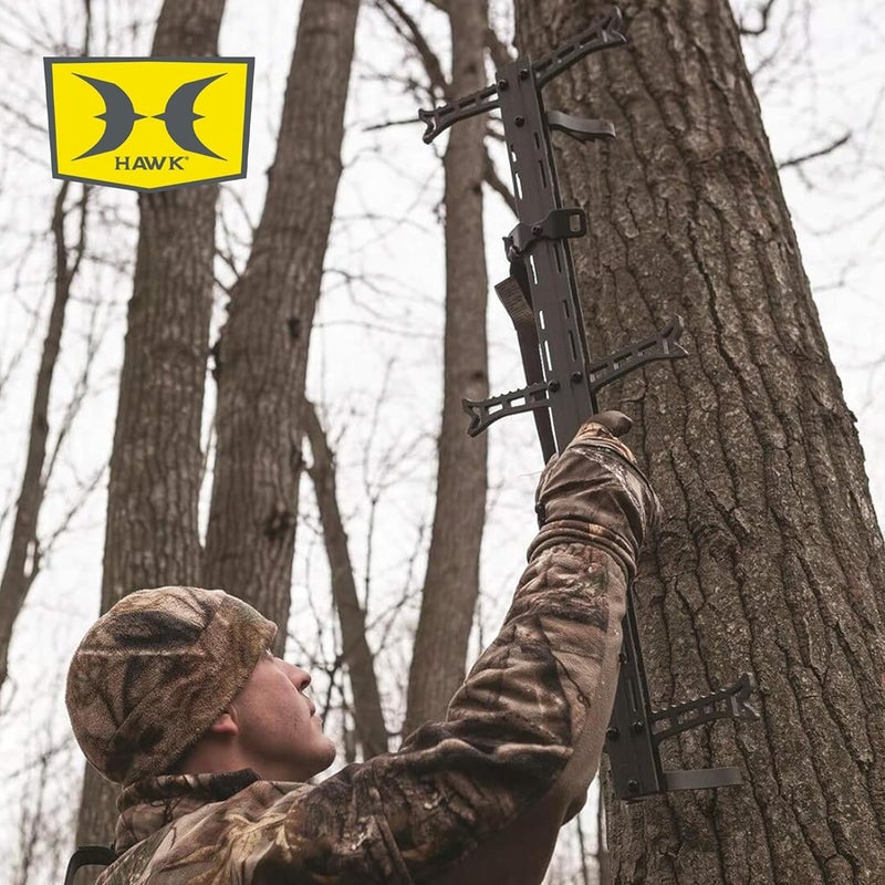 Hawk Traction Climbing Stick, 20 Foot Tree Climbing Hunting Gear with Double Traction Grip, Hunting Accessories for Tree Stands, Deer Stands, & Blinds - Image 4