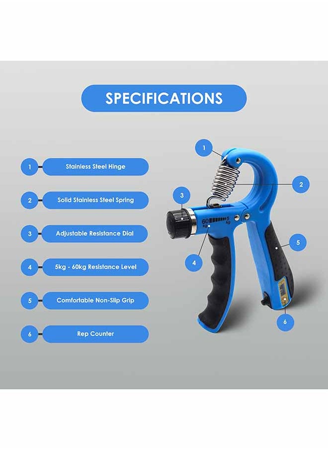 ENDLESS  - Endless EL1039 Adjustable Hand Grip Strengthener from 10 Kg to 40 Kg Resistance Level | Assorted | Exercise Equipment to Use in Home and Gym for Forearm and  Finger Power Gripper Exercises - Image 1