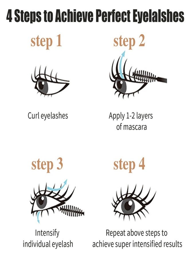 Tiejdhr Telescopic Tubing Mascara, 2 in 1 Vibely Long-Lasting Waterproof & Smudge-Proof 4D Silk Fiber, Volume and Length Black No Flaking and No Clumping (Pack of 1) - Image 4