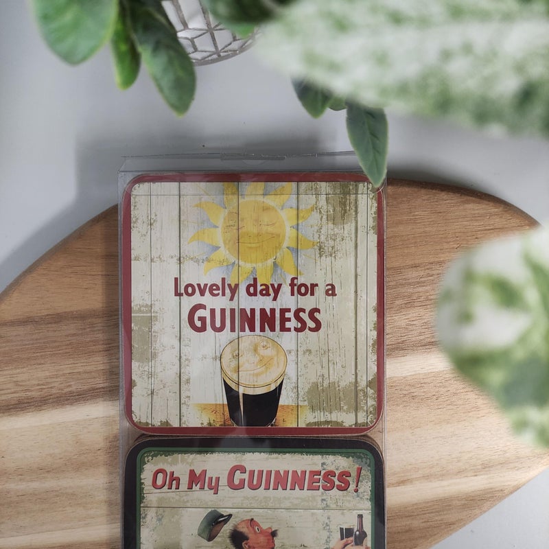 GUINNESS Six Guinness Cork Backed Coasters in Storage Box  - Image 3