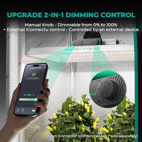 MARS HYDRO TSW2000 Led Grow Light 300 Watt Dimmable Daisy Chain Full Spectrum Growing Lamps for Indoor Plants Seeding Veg Bloom Light for 3x3/4x4ft Coverage - Image 2