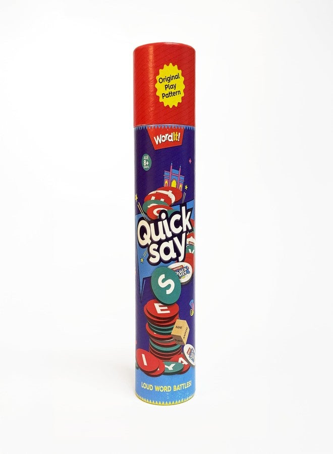 WordIt! Quicksay, Fast-Paced Word Game for Adults, Teens, & Families - Perfect for Game Nights, Gifts, & Gatherings - Image 1