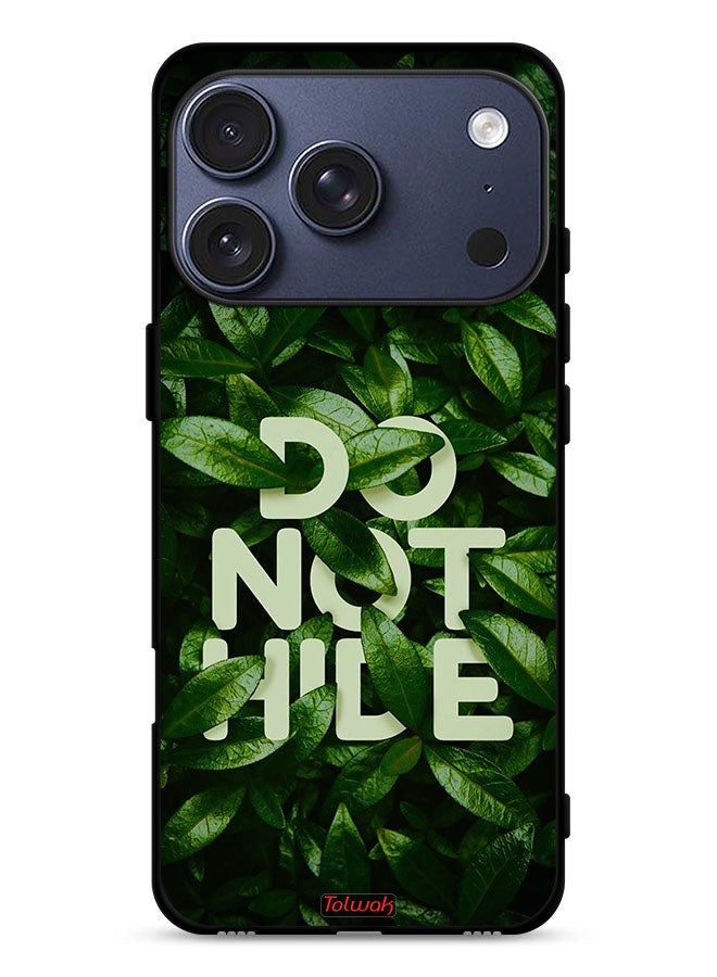 Tolwak Apple iPhone 17 Pro Protective Case Cover Do Not Hide - Image 1