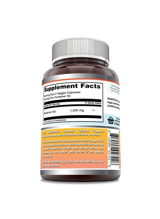 Amazing Nutrition مكمل بيربرين من أمازينغ فورمولا | 1200 ملغ لكل حصة | 60 كبسولة نباتية | غير معدلة وراثيًا | خالية من الغلوتين | مصنوعة في الولايات المتحدة - Image 2