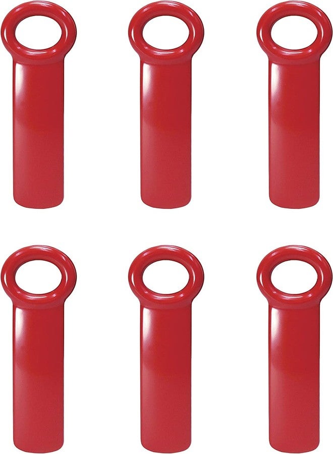 Brix 70712 JarKey Jar Opener - Pack of 6 - Red - Image 1