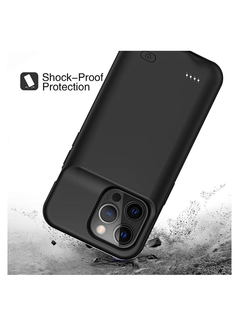 (4500mAh)Portable Battery Pack, Rechargeable Smart Charger Case For Iphone 13 Pro Max - Image 2