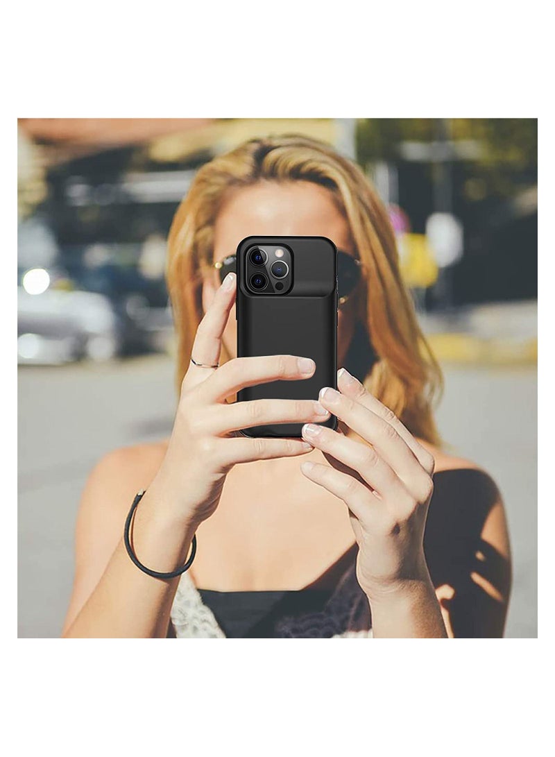 (4500mAh)Portable Battery Pack, Rechargeable Smart Charger Case For Iphone 13 Pro Max - Image 4