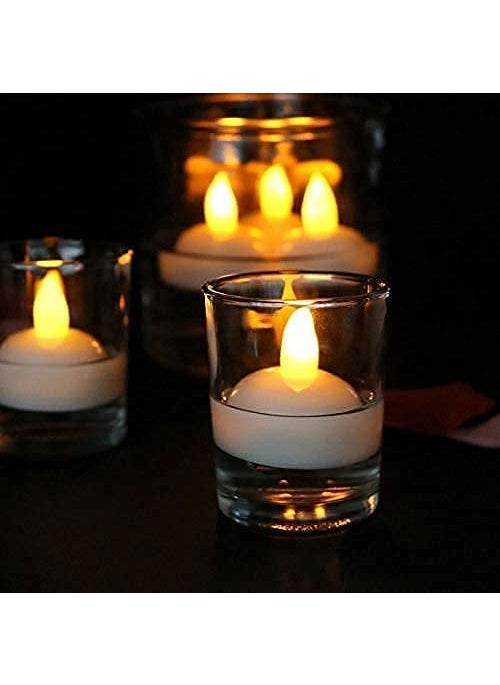 ZEXREL ZEXREL LED Light Diya with Water Sensor Water Sensor Electric Diya Home Decor Floating Lamp Sensor Light Electric Candle Pooja Room Decoration Items for Diwali Home Decoration 15  - Image 5