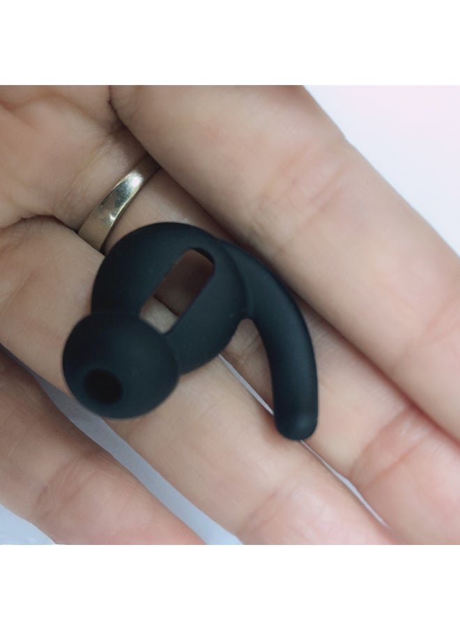 Generic - Applicable To Apple Series Airpods1/2 Bluetooth Headset Silicone Case Earplugs Earcaps Headset Protective Case-Specifications:Black - Image 1