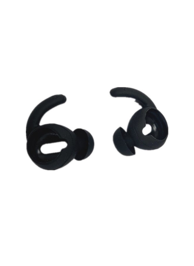 Generic - Applicable To Apple Series Airpods1/2 Bluetooth Headset Silicone Case Earplugs Earcaps Headset Protective Case-Specifications:Black - Image 1