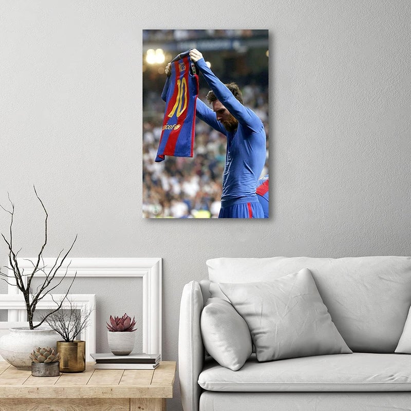 BPA Lionel Messi Soccer Poster Canvas Print - Image 5
