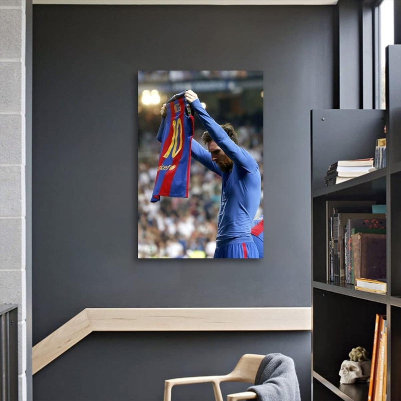 BPA Lionel Messi Soccer Poster Canvas Print - Image 4