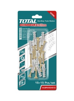 TOTAL TOTAL Screw Plug Sets 4 X 40mm WJSPK4504512  - Image 2
