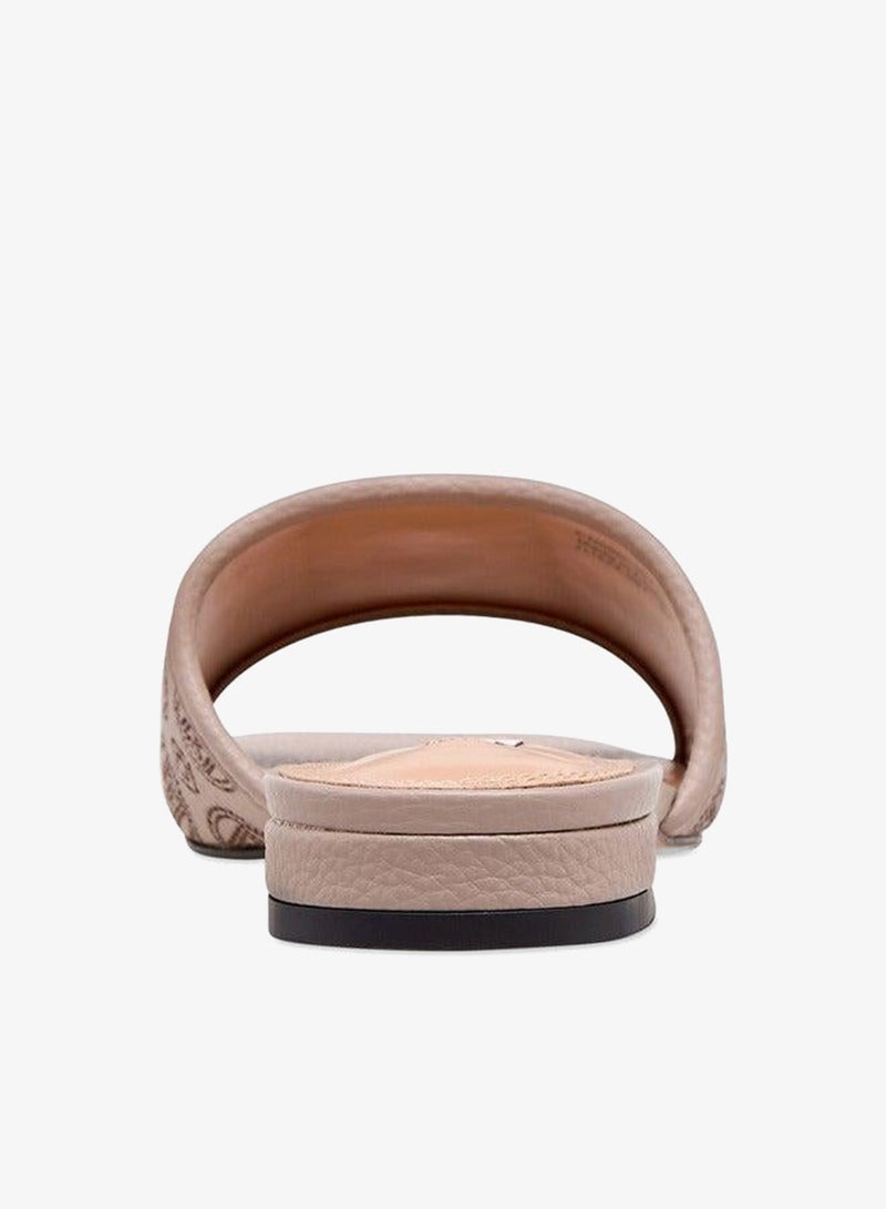 ايل صنادل نسائية مسطحة سهلة الارتداء بتفاصيل مقصوصة بالليزر - Image 5