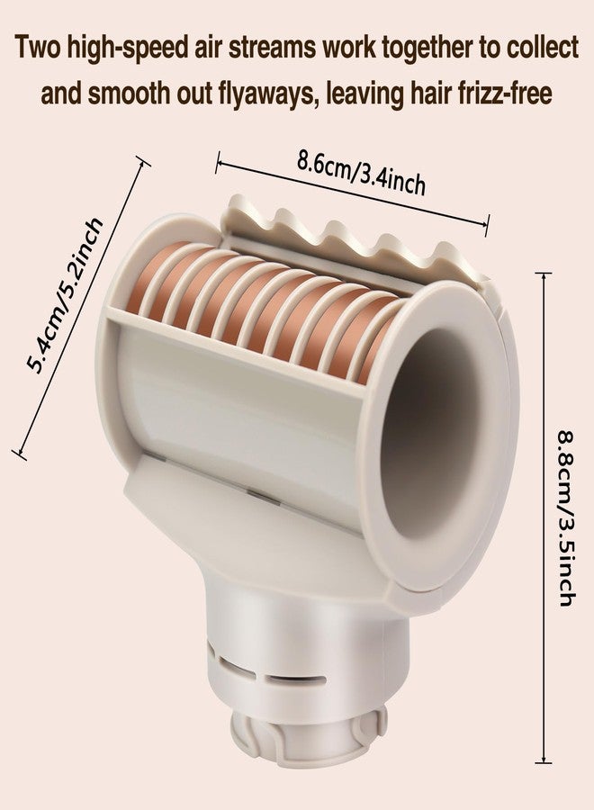 MengTiger FrizzFighter Finishing Tool for Shark XSKHD4PA FlexStyle, Attachment for FlexStyle Styling System, Diffuser & Detangler for Sleek, Frizz-Free Hair | Heat-Free Smoothing Accessory - Image 5