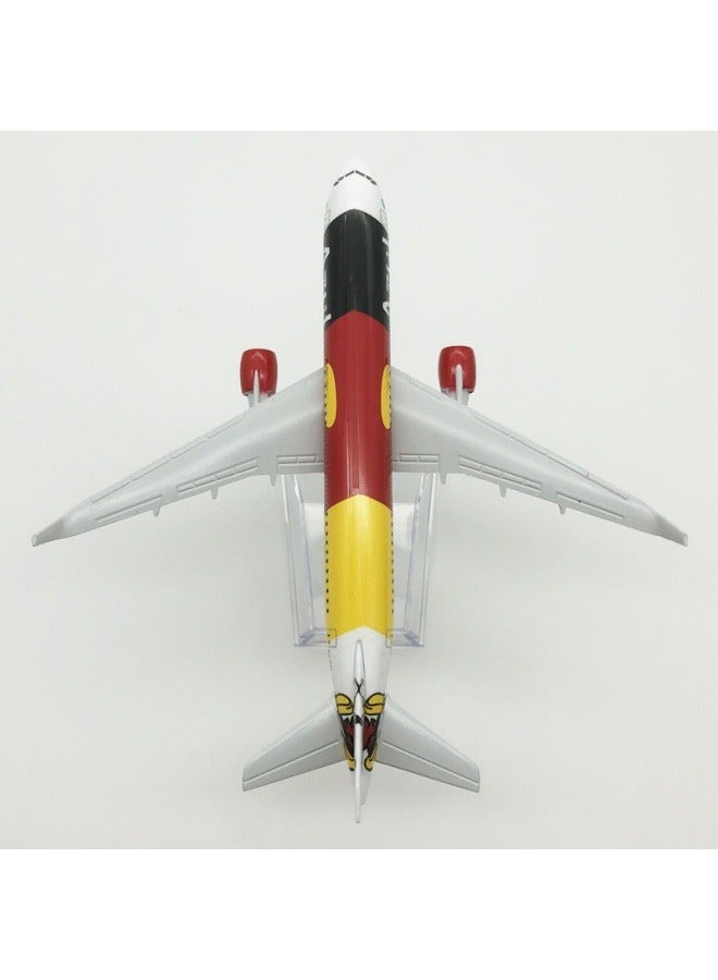 general 16cm Alloy Airplane Tabletop Display Model 1:400 Scale Mickey Mouse A320 Airplane Model Decoration Toys Furniture Decorations Collection Gifts - Image 5